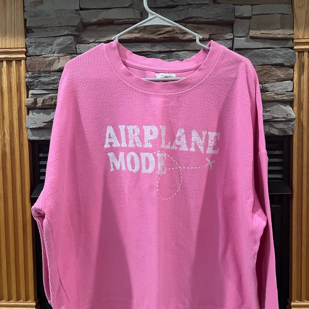 Airplane Mode Pink Shirt